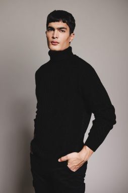 DEFACTO Standard Fit Turtleneck Knitwear Pullover