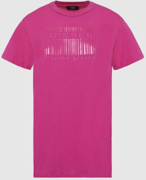 Diesel Tričko - TDARIAE2 TSHIRT ružová