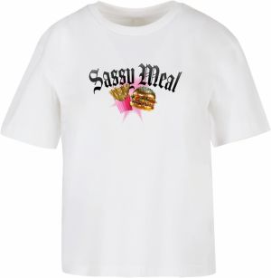 Women's T-shirt Sassy Meal white
