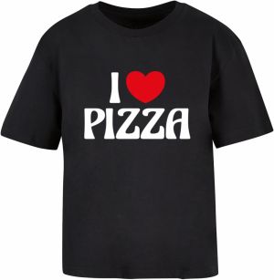 Women's T-shirt Pizza Love black