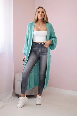 Long cardigan mint