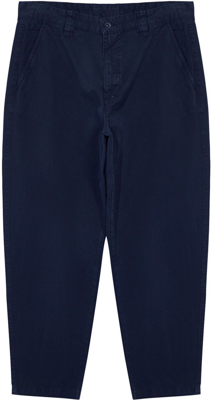 Trendyol Navy Blue Balloon Fit Cotton Gabardine Woven Trousers