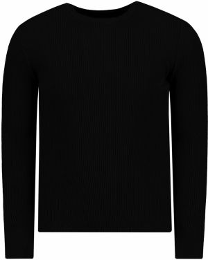 Trendyol Black Men's Fitted Slim Fit Crew Neck Basic Sweater