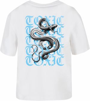 Women's T-shirt Toxic Snake white
