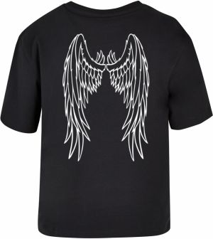 Women's T-shirt Angel black