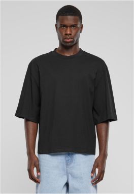 Men's T-shirt oversized Cropped black