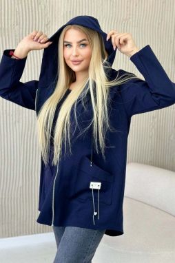 Punto Milano winter hoodie navy blue