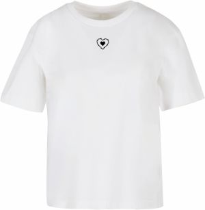 Women's T-shirt Good Vibes Only Heart white