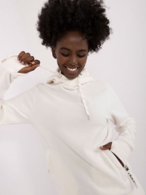 White kangaroo hoodie SUBLEVEL