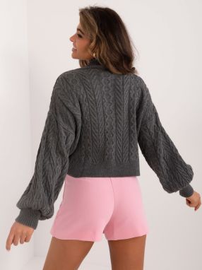 Dark hotel gray women's sweater