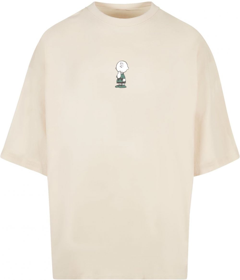 Men's T-shirt Peanuts - Charlie Brown Huge cream