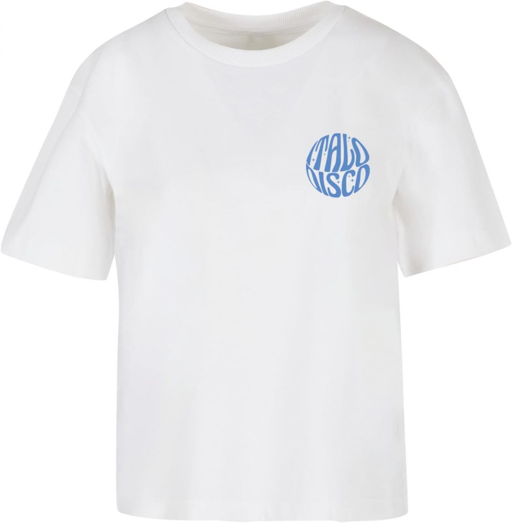 Women's T-shirt Italo Disco white