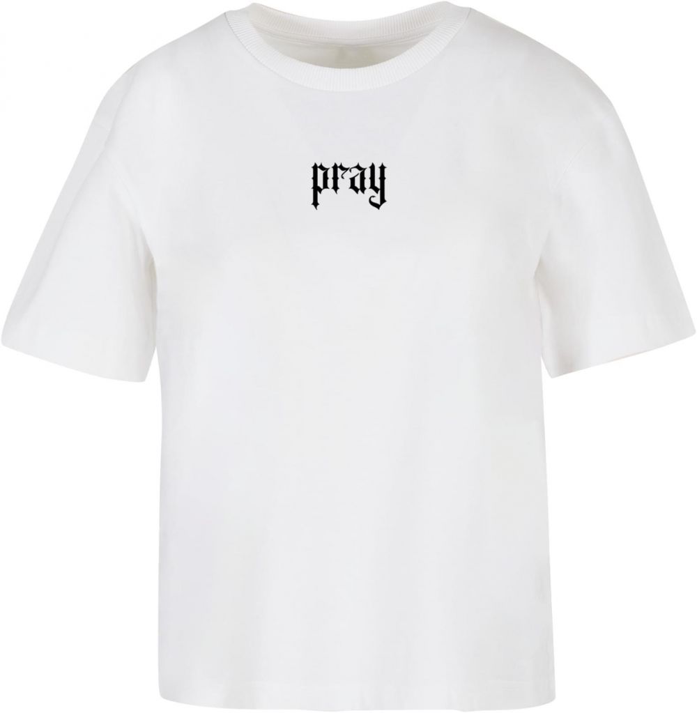 Women's T-shirt Praying Hands white