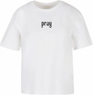 Women's T-shirt Praying Hands white