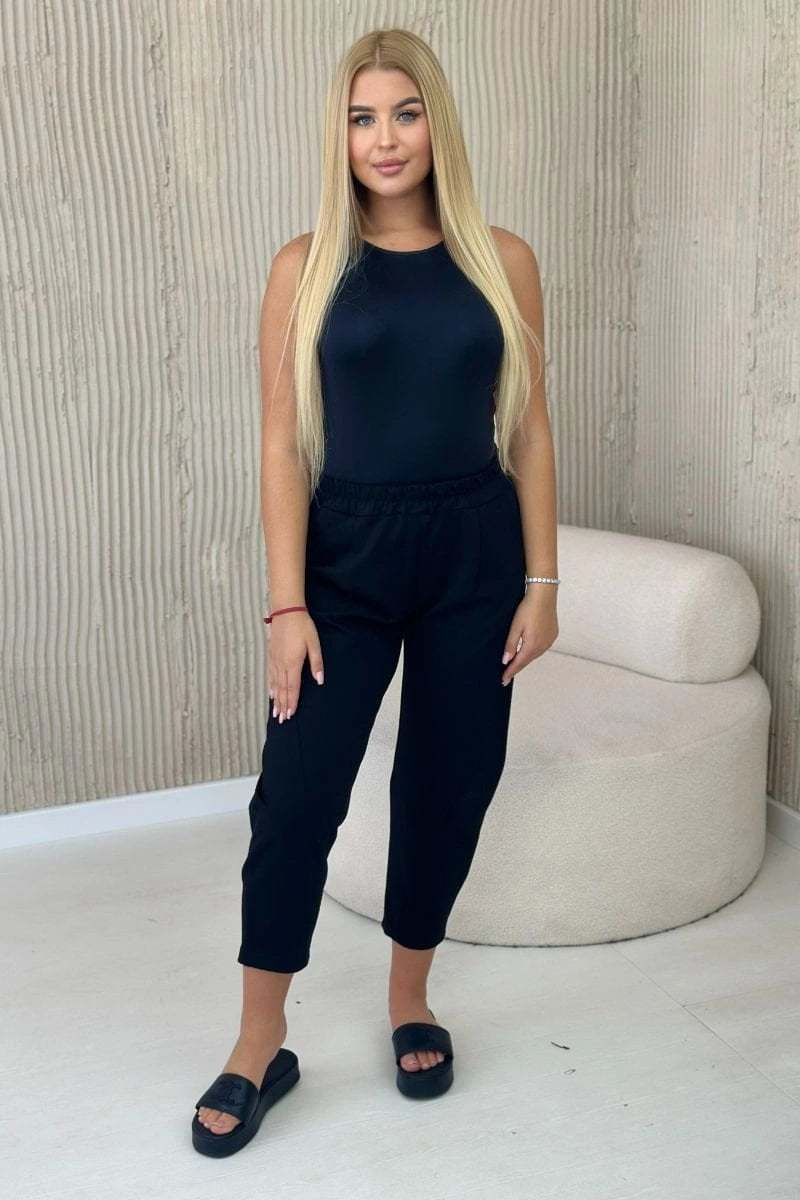 Punto Milano winter trousers with pockets black