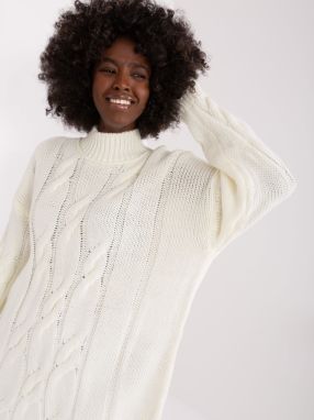 Ecru women's knit dress RUE PARIS
