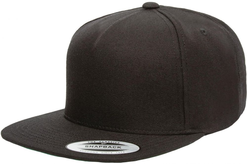Premium Snapback Cap Black/Black