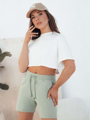 Women's shorts SWAN dark green Dstreet