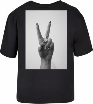 Women's T-shirt Peace Hand black