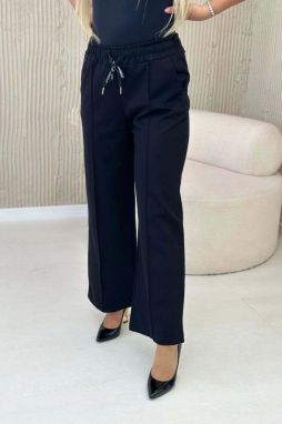 Punto Milano winter pants with wide legs black