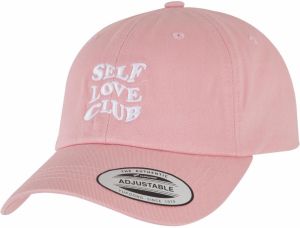 Women's cap with pink inscription