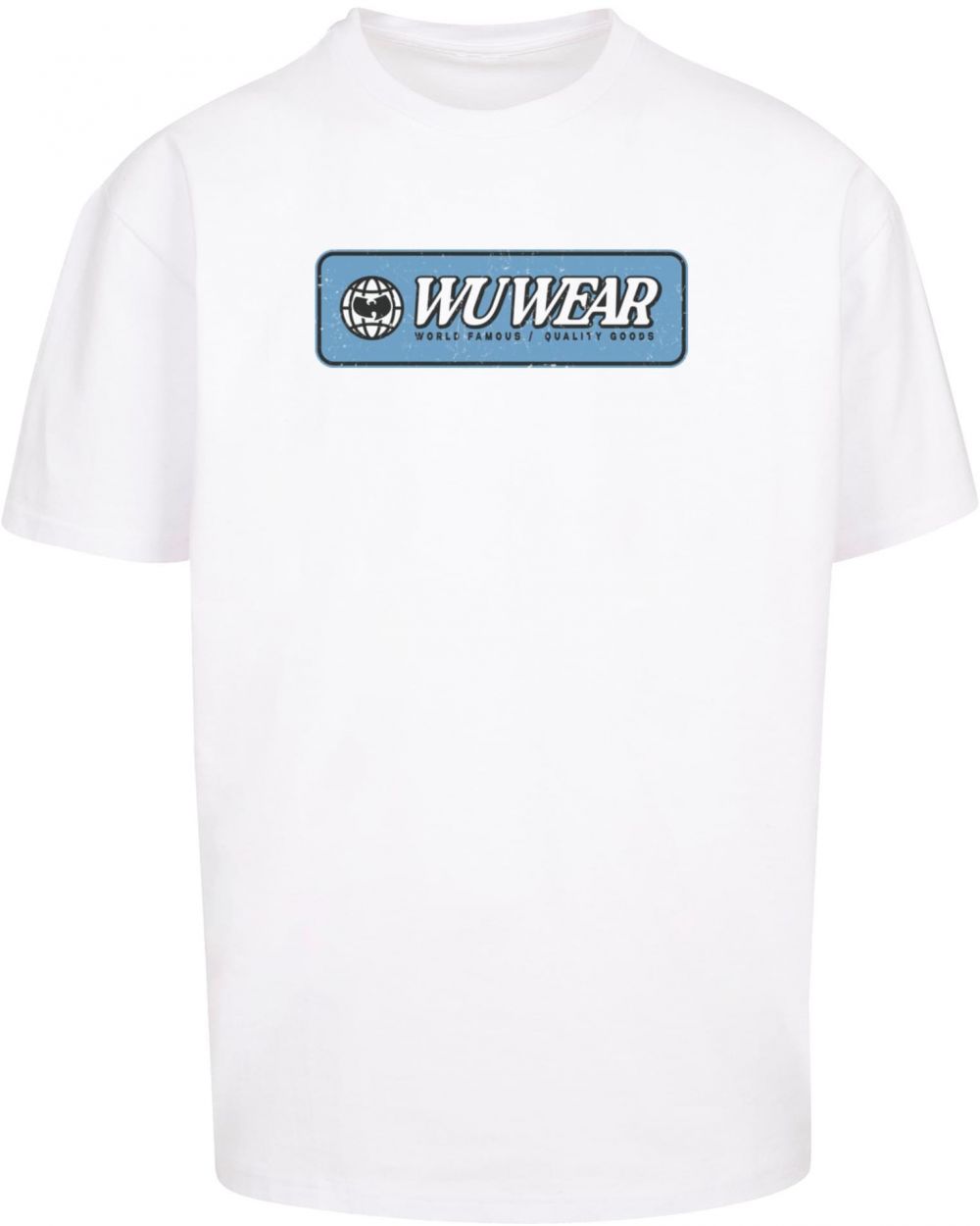 Men's T-shirt WU Wear Earth Logo Oversize white
