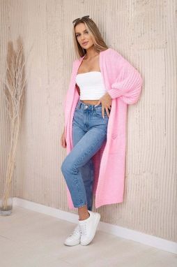 Sweater with pockets light pink