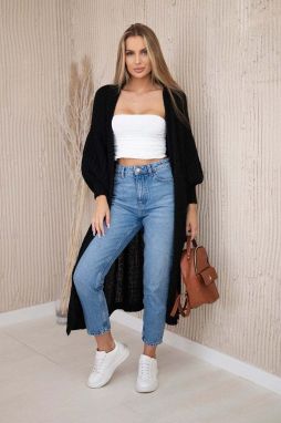 Black cardigan sweater with pockets