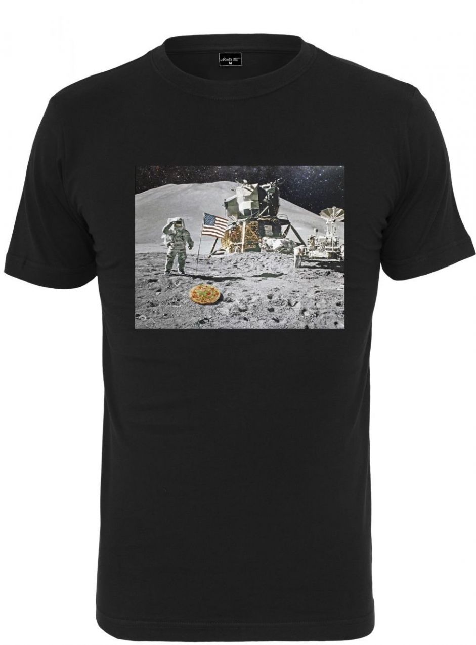 Pizza Moon Landing Tee Black