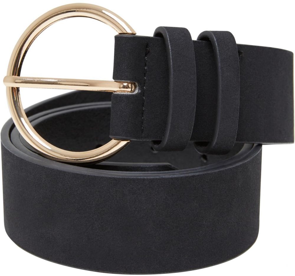 Basic Suede PU Belt black
