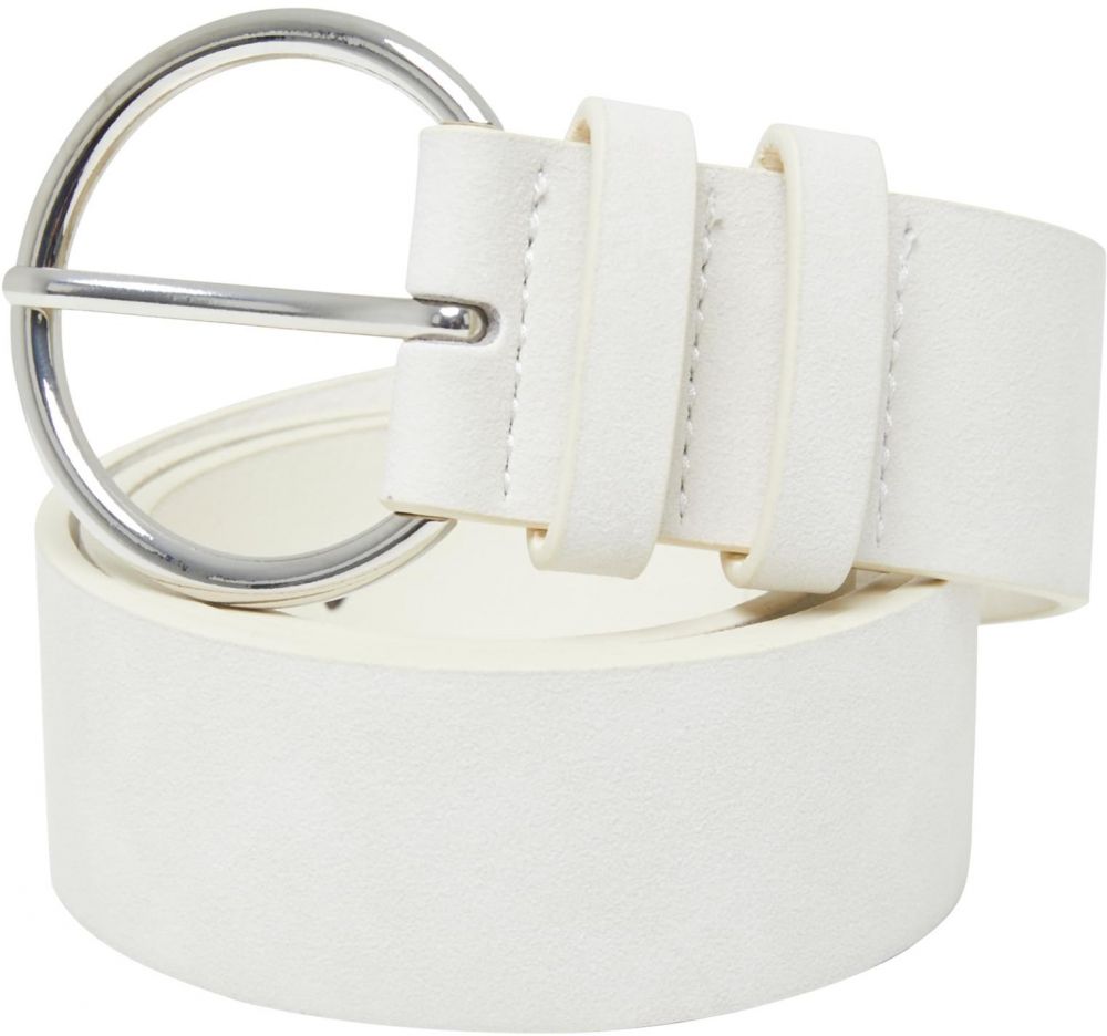 Basic Suede PU Belt cream
