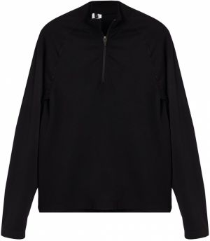Trendyol Black Slim Fit Zippered Sweatshirt