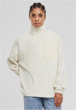 Women's Polar Fleece Troyer Sand Sweatshirt