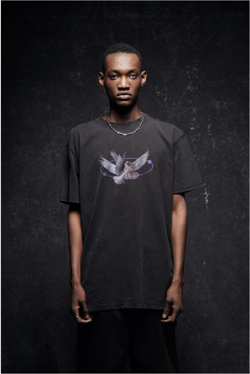 Men's T-shirt Vive la Liberte Oversize black