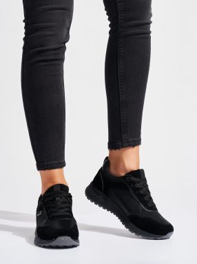 Shelvt Black women's trainers