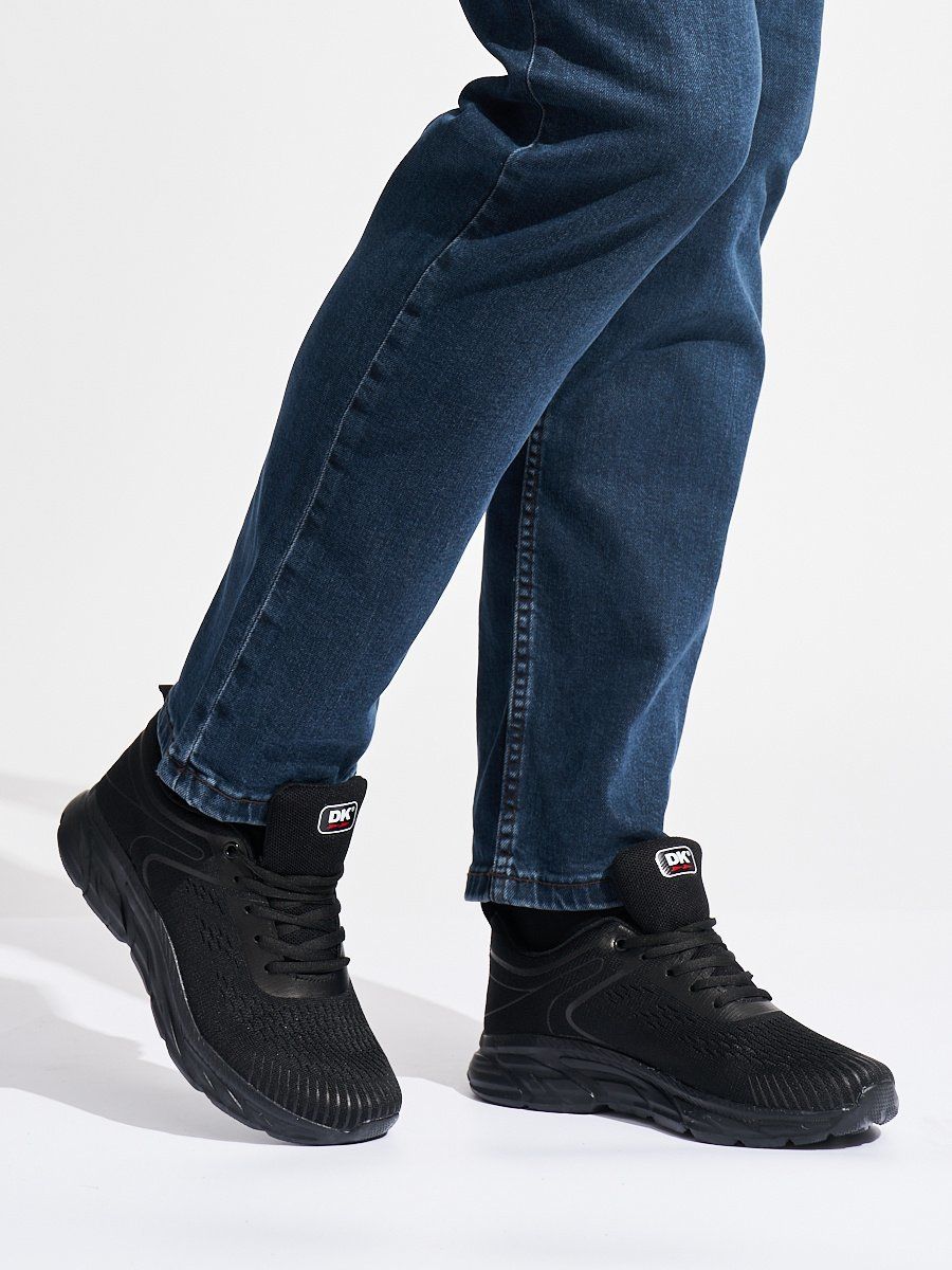 DK Men's Black Sports Shoes
