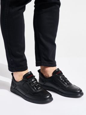 marka niezdefiniowana Men's black sports shoes
