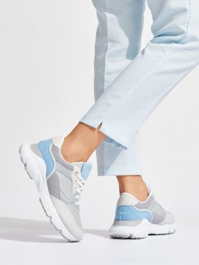 Shelvt Women's blue sneakers