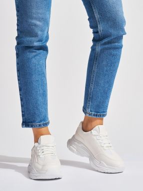 Shelvt White women's sneakers