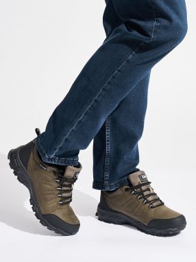 DK Dark beige men's hiking boots
