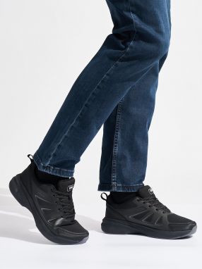 DK Men's Black Sports Shoes