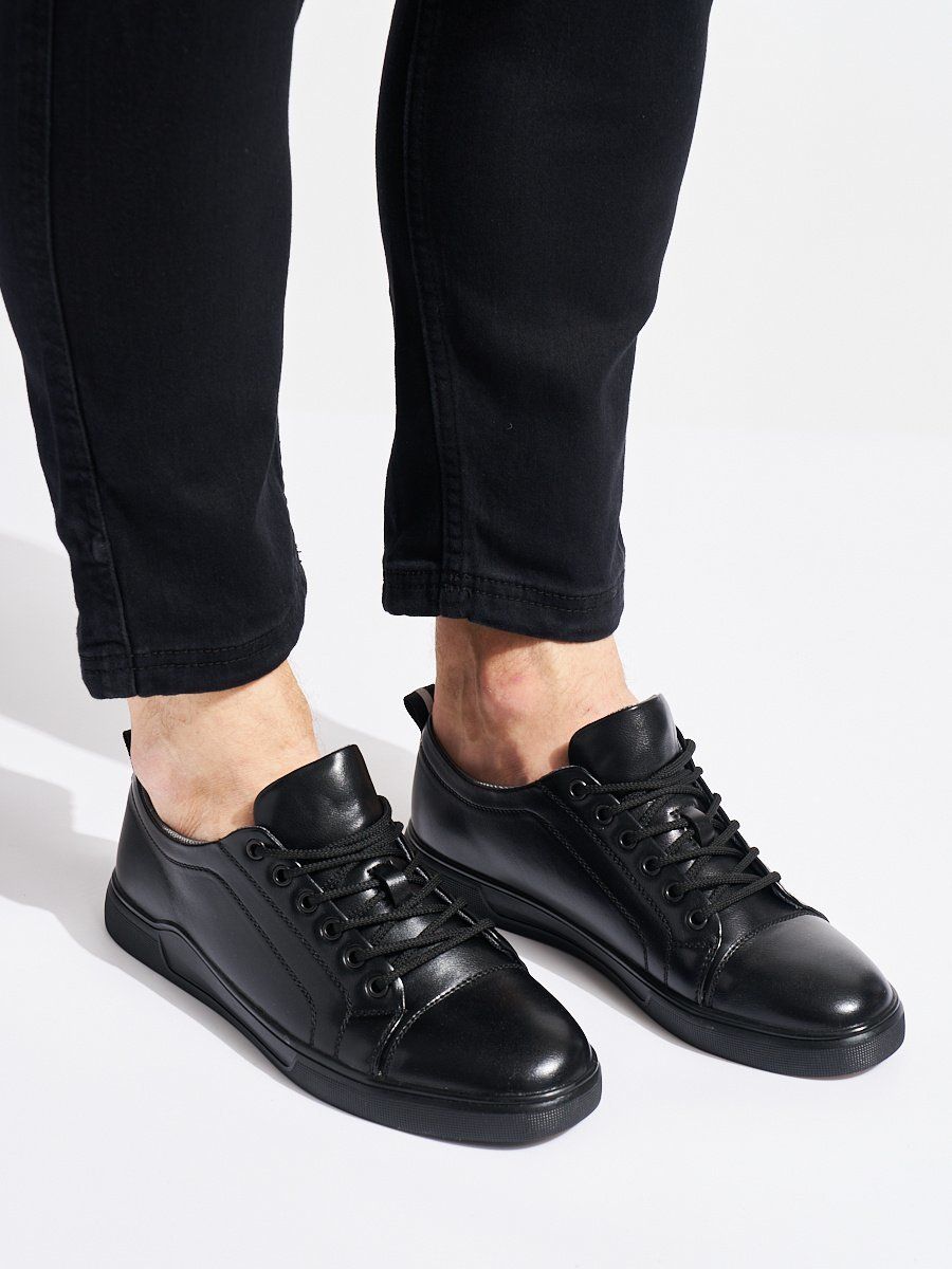 marka niezdefiniowana Men's black sports shoes