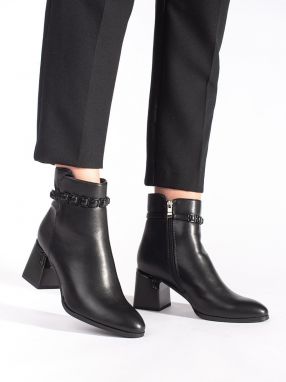 GOODIN Elegant women's black ankle boots