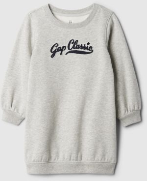 GAP Baby sweatshirt dress with logo - Girls
