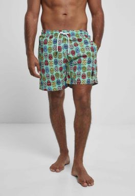 Calavera aop swim shorts pattern