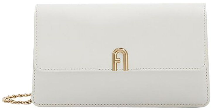 Kabelka - FURLA DIAMANTE MINI CROSSBODY biela