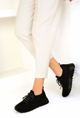 Soho Black-Black Women's Sneakers 19118