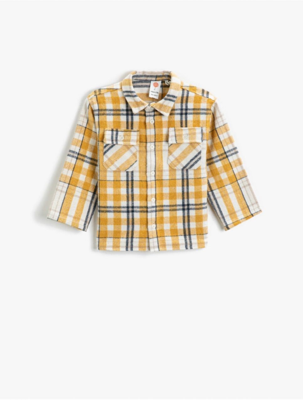 Koton Checked Long Sleeve Shirt with Pocket Detail