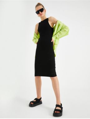 Koton Women's Barbell Neck Midi Dress 2saloon80018k