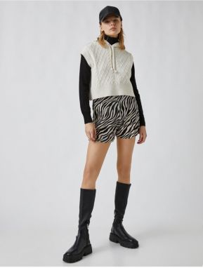 Koton Zebra Print Shorts
